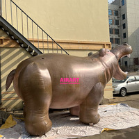 Animaux sauvages gonflables, buffle gonflable très similaire, modèle gonflable de buffle réaliste de l'usine gonflable d'Artair