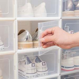 กล่องเก็บรองเท้าแบบซ้อนได้ PP ปรับแต่งได้ - ราคาโรงงานเพื่อตู้เสื้อผ้าที่เรียบร้อย - Product Image 4
