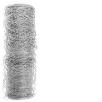 Grillage de jardin en fil de fer à faible teneur en carbone, maille de 1 pouce, 48'' x 150'', clôture pour barrière animale (animaux domestiques/lapins/poulets)