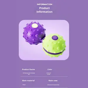 Venta al por mayor plástico dedo Spinner zanahoria bola mano Dispositivo de alivio para el manejo del estrés conectado masaje Spinner Fidget Spinners - Product Image 5