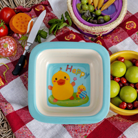Bol en mélamine avec imprimé personnalisé de dessin animé, vaisselle de table pour l'alimentation des enfants, 5.1 pouces, offre spéciale