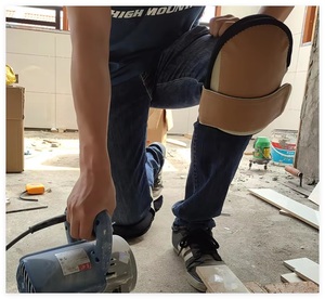 Coussinets de <span class=keywords><strong>travail</strong></span> rotule jardin charpentier cuir genou <span class=keywords><strong>Protection</strong></span> soutien orthèse travailleur genouillères pour travaux de sol - Product Image 2