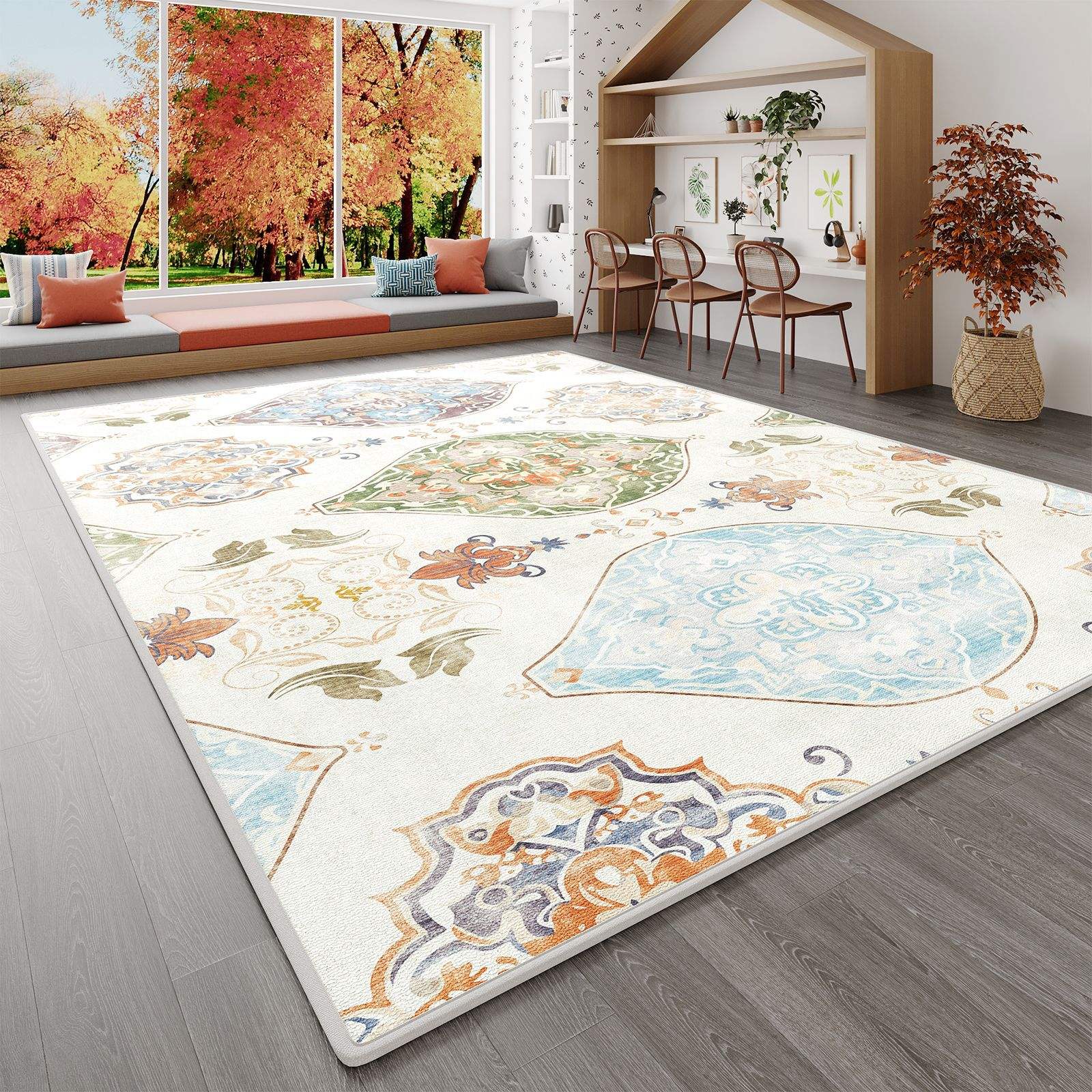 แคชเมียร์เนื้อละเอียด - สีแดงแฟนตาซี