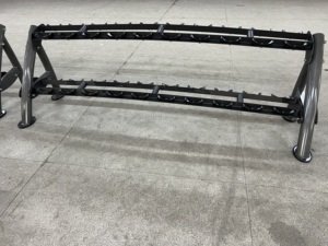 GNS-8212 Ticari Çelik İki Katlı Dambıl Rafı Spor Salonu Fitness Ekipmanı - Product Image 6