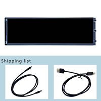 Lcd Stretched Bar Display Extra Secondary Screen H/D USB-C 14.5inch 2K 2560X720 Portable Touch Monitor for Y70 Pc Case/Laptop
