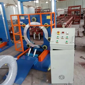 Floor heating tube packaging machine Household floor heating tube packaging device Hose water pipe packing winding equipment