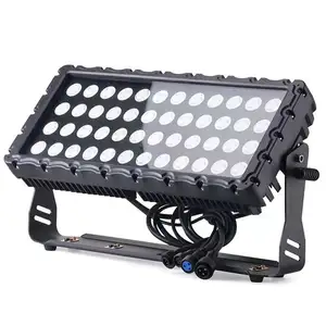 480W 48x10W LED thành phố màu sắc ánh sáng RGBW 4in1 IP65 ngoài trời chiếu sáng kiến trúc tường máy giặt LED thành phố màu sắc cảnh quan đèn pha