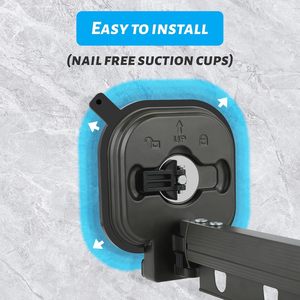 High Quality Indoor Aluminum Wall Mount Foldable Rust Resistant Space Saving Multi-function Classic Modern <b>Drying</b> <b>Rack</b> - Product Image 3