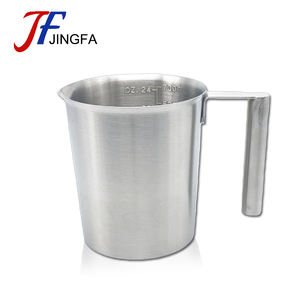 <span class=keywords><strong>Pichet</strong></span> à eau en métal 304 en acier inoxydable pour café au lait Latte moussant pour mesurer les ingrédients - Product Image 4