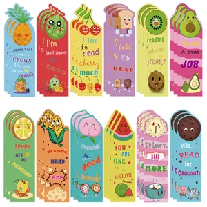 Hot Selling Children Kids Book Marks Double Side Printed Scratch And Sniff Bookmark