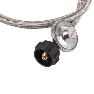 Rg — pièces pour barbecue <span class=keywords><strong>BBQ</strong></span>, régulateur de pression au gaz gpl Propane avec tuyau tressé en acier inoxydable de 5 pieds - Product Image 3