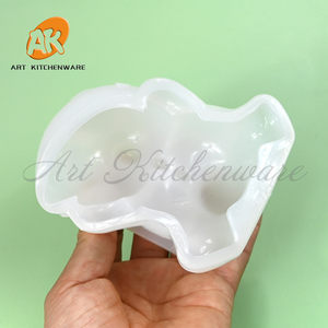 Molde AK de Silicona en Forma de Vaca para Chocolate, Jabón, Vela, Pastel, Pudin, Yeso y Resina 3D, Molde para Decoración de Repostería - Product Image 3