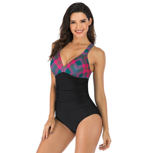 Maillot <span class=keywords><strong>de</strong></span> <span class=keywords><strong>bain</strong></span> pour femmes <span class=keywords><strong>de</strong></span> style plage à col en V profond et à blocs <span class=keywords><strong>de</strong></span> couleur, tissu durable, antidérapant, bretelles fines, pour l'Australie - Product Image 3