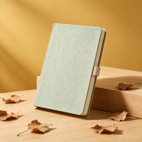 Carnet de notes avec couverture en tissu tendance, pages intérieures personnalisées, journal de voyage pour cadeaux