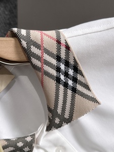 Polo de Verano Deportivo de Manga Corta con Cuello a Cuadros Burberry, Ajustado, Casual y Moderno, de Alta Calidad para Hombre - Product Image 2