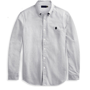 Camicia da <span class=keywords><strong>Uomo</strong></span> in <span class=keywords><strong>Cotone</strong></span> Oxford di Alta Qualità, Lavata, a Maniche Lunghe, con Colletto Rovesciato, Vendita all'Ingrosso - Product Image 6