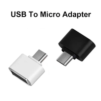 Adaptador Universal USB a Micro USB para Android, Mini Conector Micro USB, Divisor para Smartphone, Conectores OTG, Convertidor