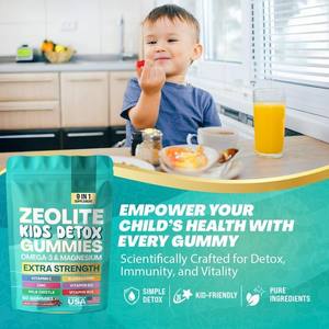 Integratore Multivitaminico Personalizzato 9-in-1 con Zeolite, Omega-3, Magnesio, Sambuco, Cardo Mariano, Caramelle Gommose per Bambini per Migliorare l'Immunità - Product Image 4