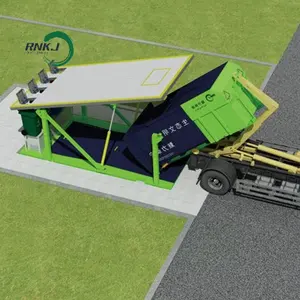 RNKJ Transport with Universal Arm Hook Truck Underground Domestic Waste Compactor Machine