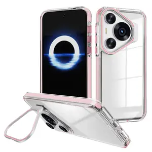 Nieuwe Aankomst Ontwerp Clear Hard Pc Case Voor Telefoon Met Camera Standaard Voor Huawei Honor Pura 70 Pro Art