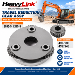 Réducteur de translation pour excavatrice, pièce de rechange pour Hitachi EX60-5 EX75-5, composant de transmission de boîte de vitesses - Product Image 1