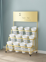 Support de Présentation pour Fleurs Fraîches de Fleuriste, Style Chinois, à Trois/Quatre Niveaux, pour Intérieur/Extérieur, en Plastique