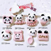 Breloques en résine marron, motifs alimentaires, style Kawaii, pour décoration DIY de coque de téléphone