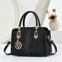 Nouveau Sac à Bandoulière Élégant pour Femme 2026, Motif Serpent Gaufré, Grande Capacité avec Fermeture Éclair, Idéal pour les Trajets Quotidiens et l'Usage Quotidien