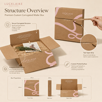 Cajas de Embalaje de Papel para Pasteles, Galletas, Pan, Donuts y Macarons, Plegables, con Impresión de Grado Alimenticio, Ecológicas y con Diseño de Logotipo Personalizado