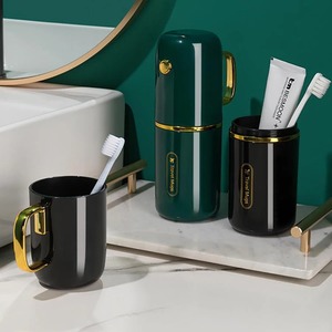Portable Business Trips Mouthwash Cup Set Bathroom Storage Cups Travel Toothbrush Box <b>Toothpaste</b> Storage Travel Water Cup - Product Image 5