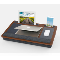 Bambou Ordinateur Portable Plateau Oreiller Tour Bureau Avec Coussin Tour Ordinateur Bureau Oreiller Stand