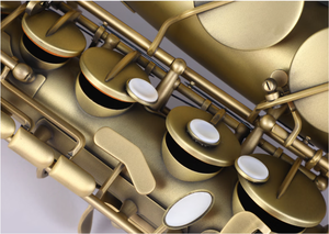Saxophone <span class=keywords><strong>alto</strong></span> en lautre, <span class=keywords><strong>instrument</strong></span> de musique, fabrication en laiton, <span class=keywords><strong>prix</strong></span> le plus bas, conception personnalisée, vente en gros d'usine - Product Image 4