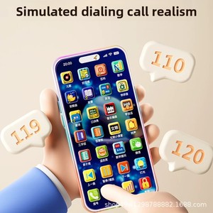 โทรศัพท์ดนตรีเสริมพัฒนาการเด็ก รุ่นจำลอง ชาร์จได้ ของเล่นเสียงเล่านิทานสำหรับเด็กเล็ก ทำจากพลาสติก - Product Image 5