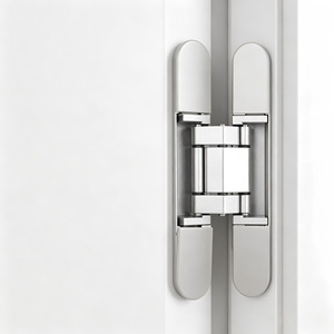 Charnière 3D réglable Kaishengxi 2,5 mm en alliage de zinc, charnière de porte silencieuse dissimulée pour portes en bois - Product Image 2