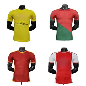 Kaus Slimani Jersey Aljazair klub baru sepak bola rumah 2024 kaus kualitas terbaik