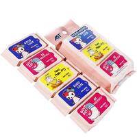 Échantillon GRATUIT – Lingettes humides mini format tendance, écologiques, mise à jour, petit format portable, lingettes humides de voyage