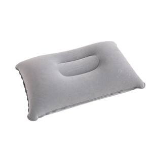 Almohada inflable para exteriores, rectangular, de terciopelo, portátil, para acampar, soporte para dormir, gris claro, azul oscuro, azul cielo, Zp029 - Product Image 4