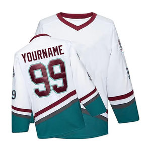 Maglia da Hockey su Ghiaccio Reversibile Confortevole con Stampa Sublimatica, Modello Cucito, Taglia 7XL, Direttamente dalla Fabbrica - Product Image 1