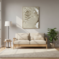 Peinture à l'huile abstraite moderne Wabi Sabi de luxe, peinte à la main sur toile, décoration murale islamique pour chambre, cadeau d'art