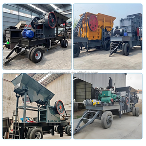 אבן ריסוק מכונת דיזל חשמלי אבן נייד אבן פה 400x600 לסת - Product Image 2