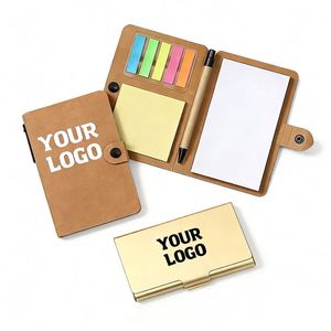 2026 Business Gift Supplies Wholesale Notepad With Pen Sticker Book Custom Logo Note <b>Pads</b> Promotional Small Notebook - Product Image 1