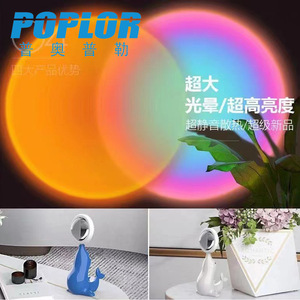 Projecteur Gobo Poplor Dolphin LED RGB 1W AC 220V, équipement d'éclairage de scène à commande manuelle - Product Image 1