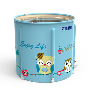 Nueva Bañera <span class=keywords><strong>Plegable</strong></span> de PVC para Niños, Bañera Portátil Ecológica <span class=keywords><strong>con</strong></span> Certificación EN71 - Product Image 3