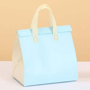 Sacs isothermes en tissu écologique personnalisés de conception originale de l'usine KAIYE, sacs à lunch imperméables et sécurisés - Product Image 3