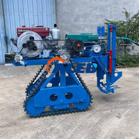 Machine de récolte d'oignons verts et de gingembre autopropulsée à haute efficacité
