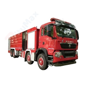 Automezzo antincendio usato per conversione in officina mobile, Automezzo antincendio HOWO Sinotruk da 10000L per stazione dei pompieri comunale - Product Image 3