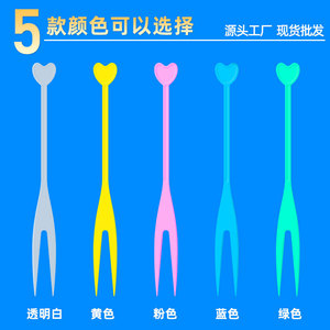 ชุดส้อมพลาสติกหลากสี 50 ชิ้น สำหรับผลไม้ งานปาร์ตี้ เด็กๆ ใช้ - Product Image 3