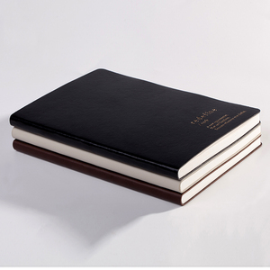 Trường Học Máy Tính Xách Tay Bán Buôn Tùy Chỉnh Đen Mềm Pu Da Bìa A5 Sử Dụng Nghiên Cứu Lót Tạp Chí Máy Tính Xách Tay - Product Image 5