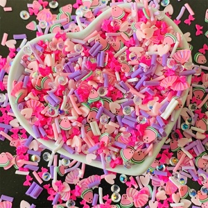 100 gam/túi Polymer đất sét lát trái cây rắc Màu Hồng dưa hấu bơ Kim Cương hỗn hợp quyến rũ móng tay trang sức điện thoại trường hợp nhà máy cung cấp - Product Image 2