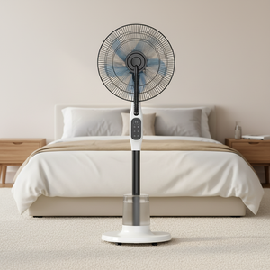 <span class=keywords><strong>Ventilateur</strong></span> brumisateur électrique numérique à moteur AC en plastique avec télécommande pour le refroidissement - Product Image 1